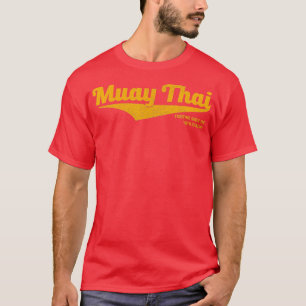 Distressed Muay Thai Kickboxing  MMA BJJ Thailand  T-Shirt