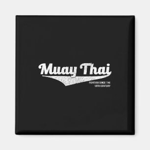 Distressed Muay Thai Kickboxing Shirt, Mma Bjj, Th Magnet