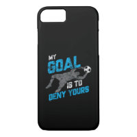 Distressed My Goal Is To Deny Yours Soccer
