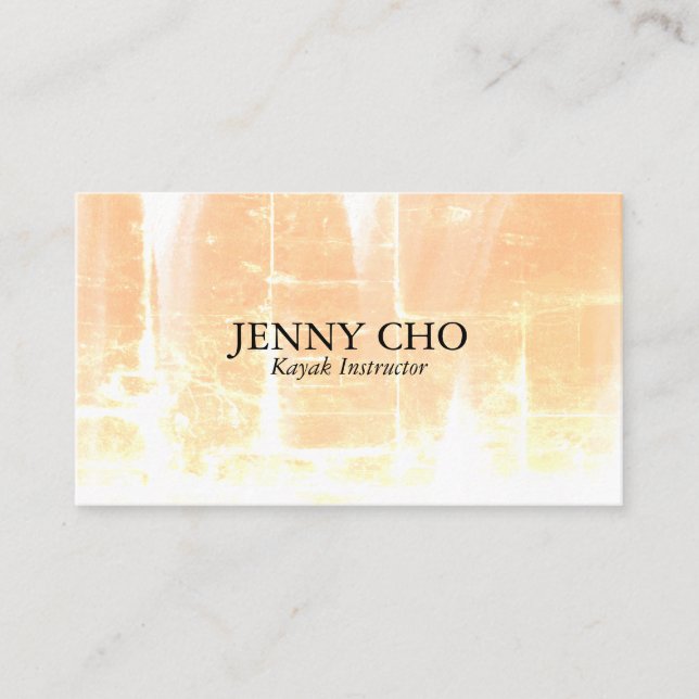 Distressed neutrals textured business card (Front)