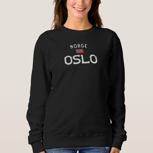 Distressed Oslo Norge (Norway) Sweatshirt (Front)