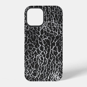 Distressed overlay texture of crocodile or snake s iPhone 12 case