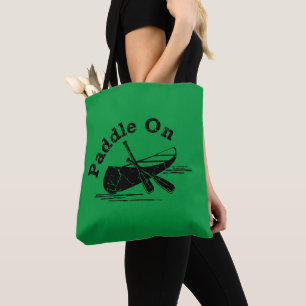 Distressed Paddle On Design - All-Over-Print Tote Bag