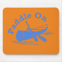 Distressed Paddle On Design - Mouse Pad