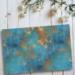 Distressed Patina Copper Vintage  Tissue Paper<br><div class="desc">This design may be personalised by choosing the Edit Design option. You may also transfer onto other items. Contact me at colorflowcreations@gmail.com or use the chat option at the top of the page if you wish to have this design on another product or need assistance. See more of my designs...</div>