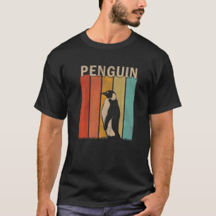 Distressed Penguin Men Women Kid Cute Penguin Ret T-Shirt