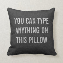 Distressed Personalised Dark Grey Burlap