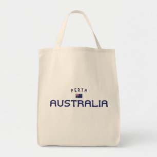 Distressed Perth Australia Tote Bag