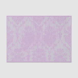 Distressed Pink Grunge Damask Tissue Paper