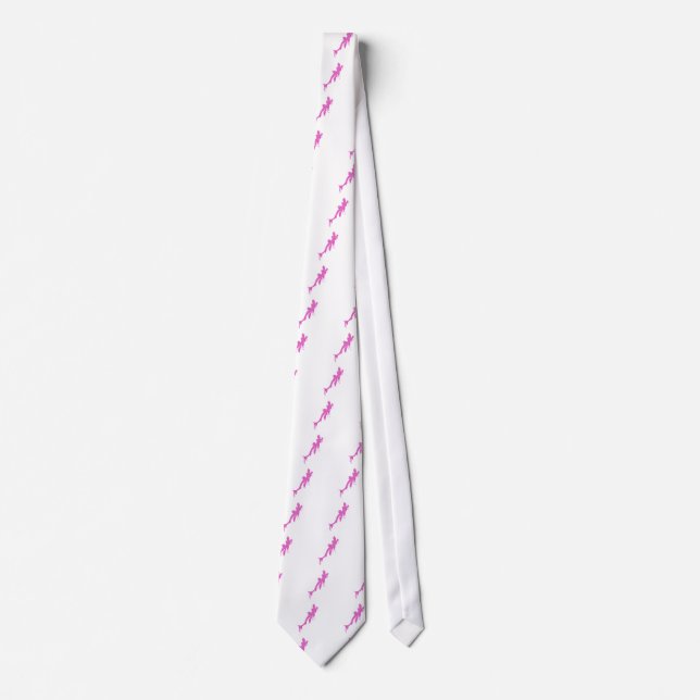 Distressed Pink Salamander With Paint Drip Tie (Front)