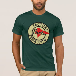 Distressed Pontiac parts sign t-shirt