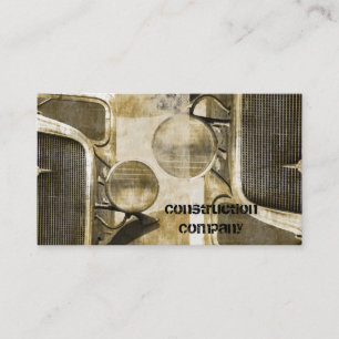 Distressed Primitive Rustic country old farm truck Business Card