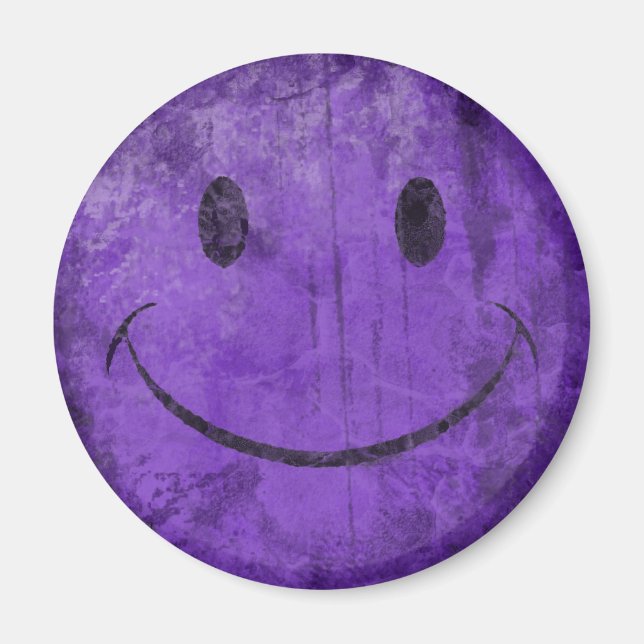 Distressed Purple Magnet (Front)