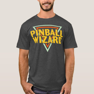 Distressed Retro Pinball Wizard Funny Vintage Quot T-Shirt