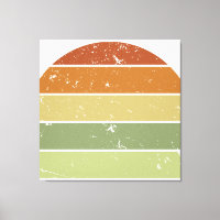 Distressed Retro Sunset