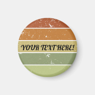 Distressed Retro Sunset Magnet