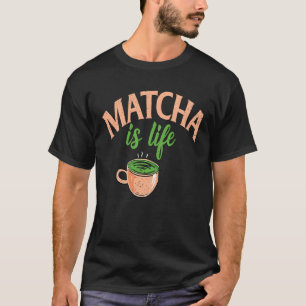 Distressed Retro Vintage Matcha Tea Drinker T-Shirt