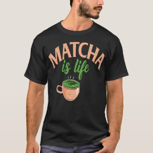 Distressed Retro Vintage Matcha Tea Drinker T-Shirt