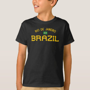 Distressed Rio de Janeiro Brazil Boys' T-Shirt