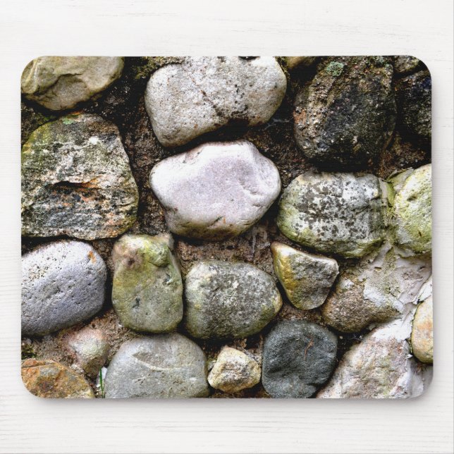 Distressed Rocks stones fieldstone pattern Mouse Mat (Front)