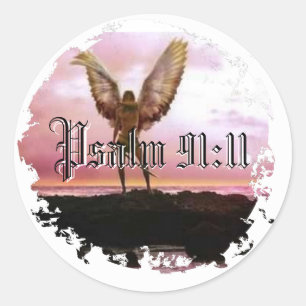 Distressed Round Stickers