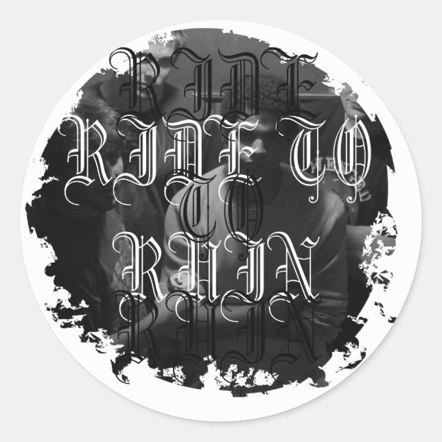 Distressed Round Stickers (Front)