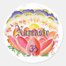 Distressed Round Stickers