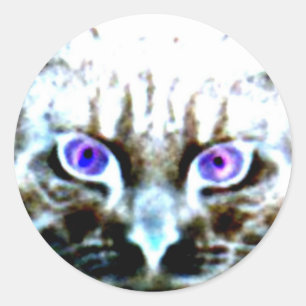 Distressed Round Stickers