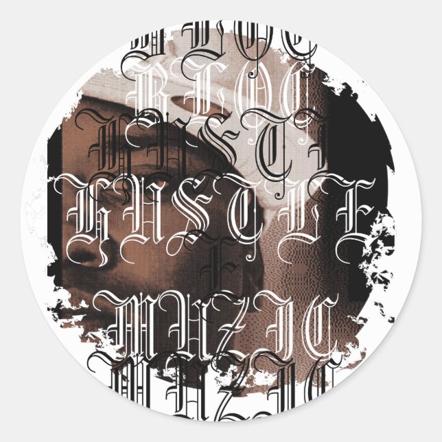 Distressed Round Stickers (Front)