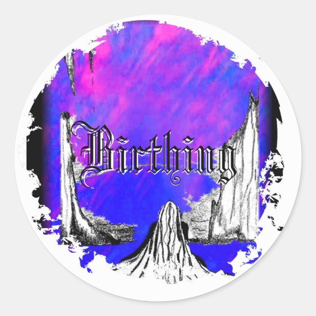 Distressed Round Stickers (Front)