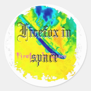 Distressed Round Stickers