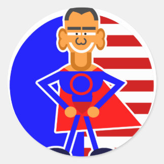 Distressed Round Stickers