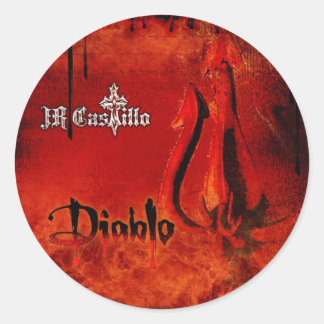 Distressed Round Stickers - Customised