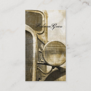 Distressed Rustic western country farm truck Business Card