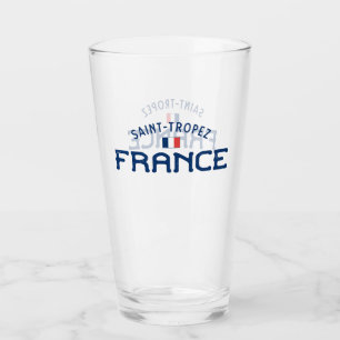 Distressed Saint Tropez France Glass