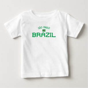 Distressed Sao Paulo Brazil Baby T-Shirt