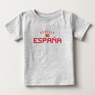 Distressed Seville Spain (España) Baby T-Shirt