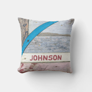 Distressed Shabby Chic Wood Cushion