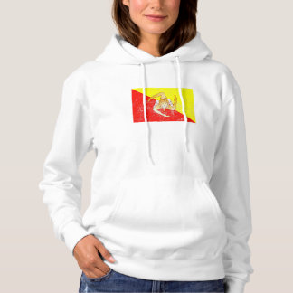 Distressed Sicily Flag Hoodie