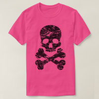 Distressed Skull and Crossbones