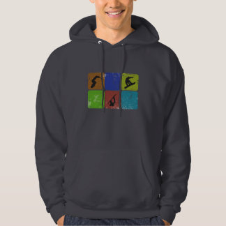 Distressed Snowboarding hoodie