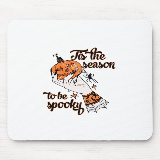 Distressed Spooky Season Mouse Mat (Front)