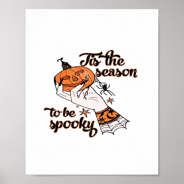 Distressed Spooky Season Poster (Front)