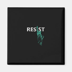 Distressed Statue Of Liberty Resist Magnet