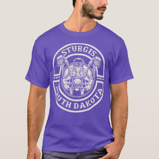 Distressed Sturgis South Dakota Motorcycle Biker R T-Shirt