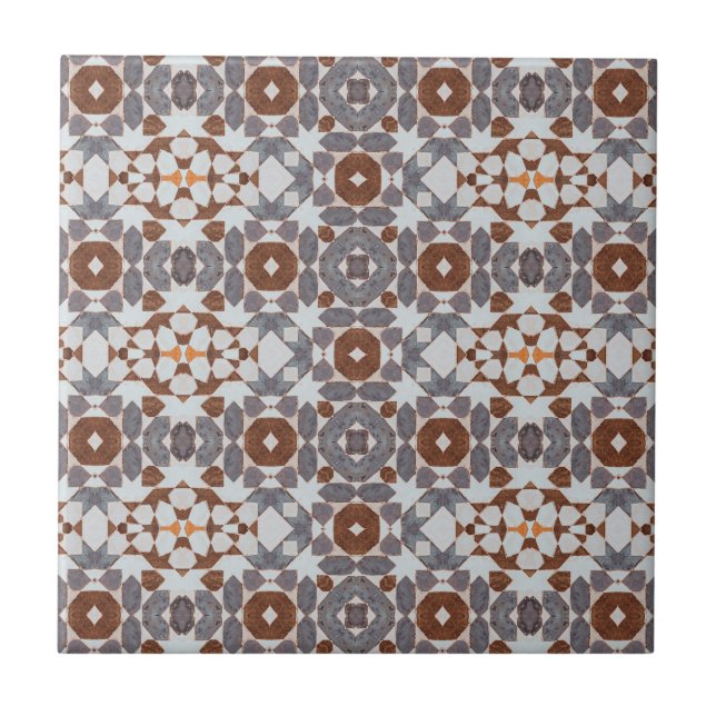 Distressed Style Vintage Moroccan Mosaic  Tile (Front)