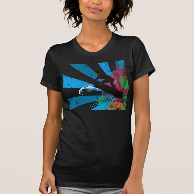Distressed Surfer Paradise T-Shirt (Front)