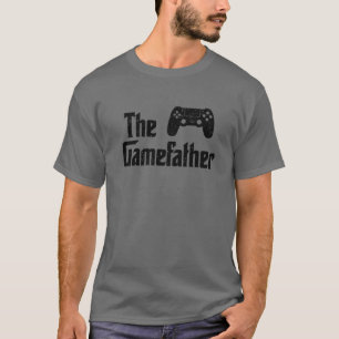 Distressed The Gamefather Funny Video Games Lover T-Shirt