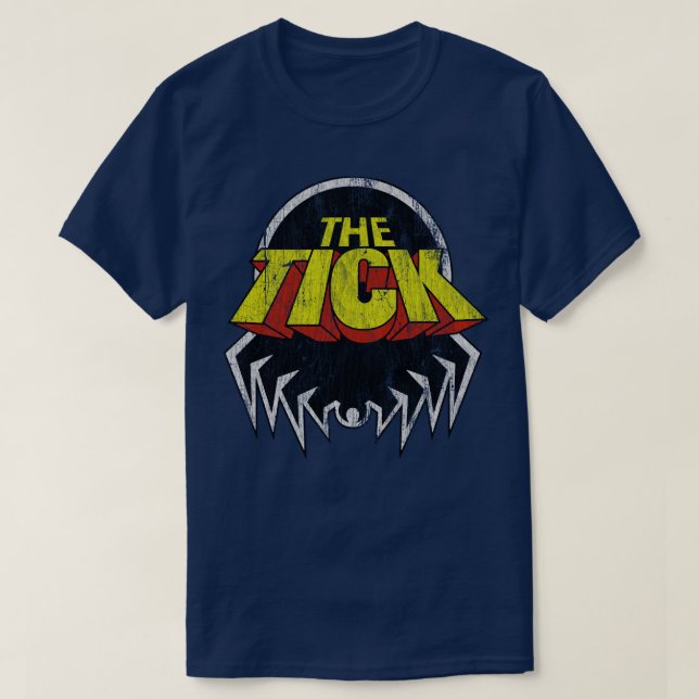 Distressed The Tick Logo T-Shirt (Design Front)