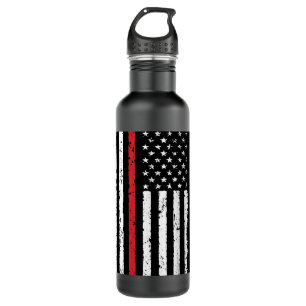 Distressed Thin Red Line 710 Ml Water Bottle